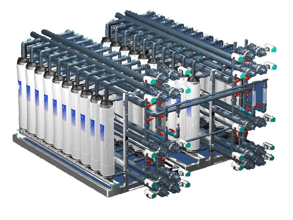 水处理超滤系统有哪些工序组成？ - 蓝膜
